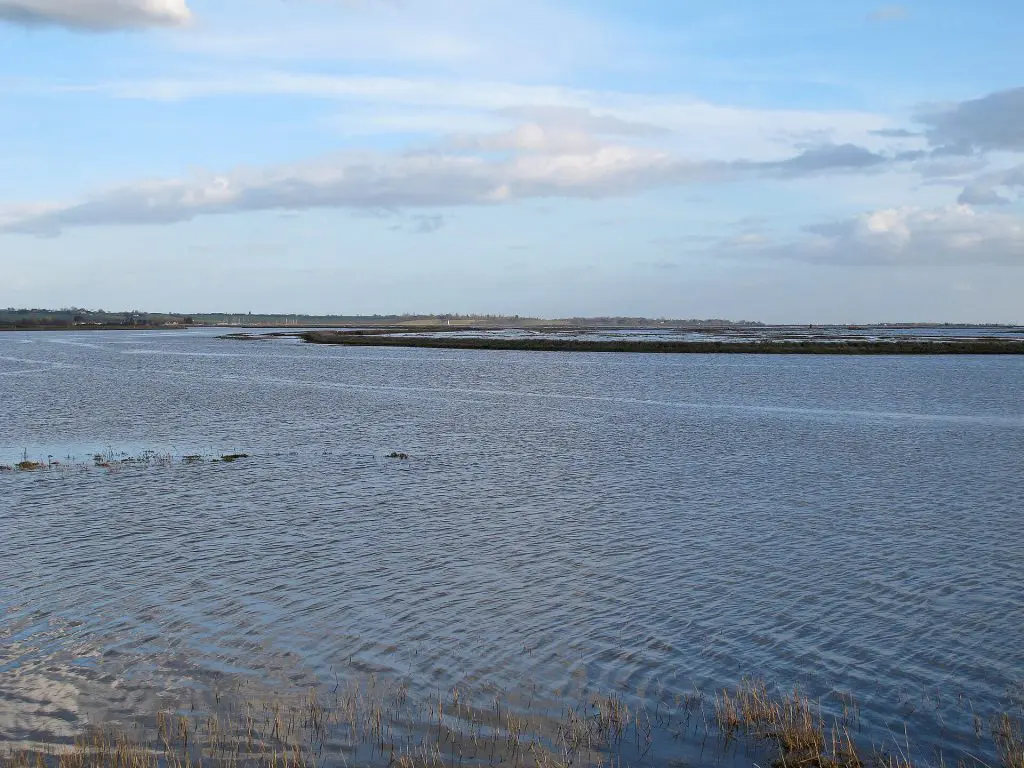 Bridgemarsh Island: Bridgemarsh Island at High Tide