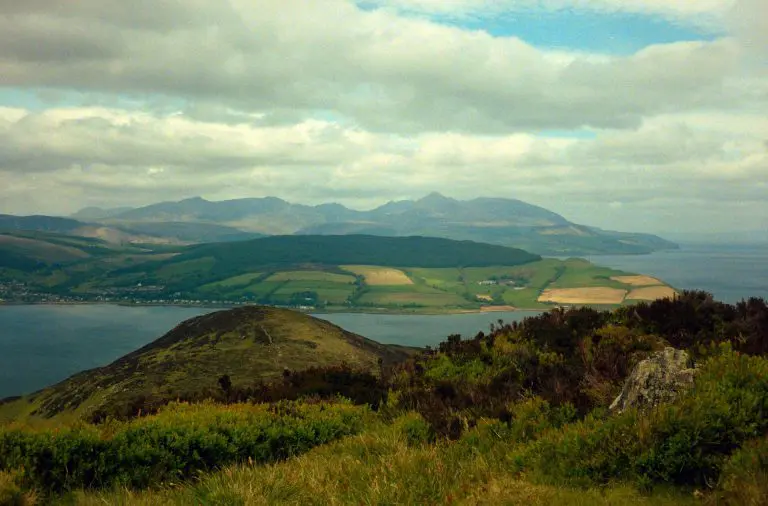 Holy Island: A view from Mullach Mòr, Holy Island, Arran