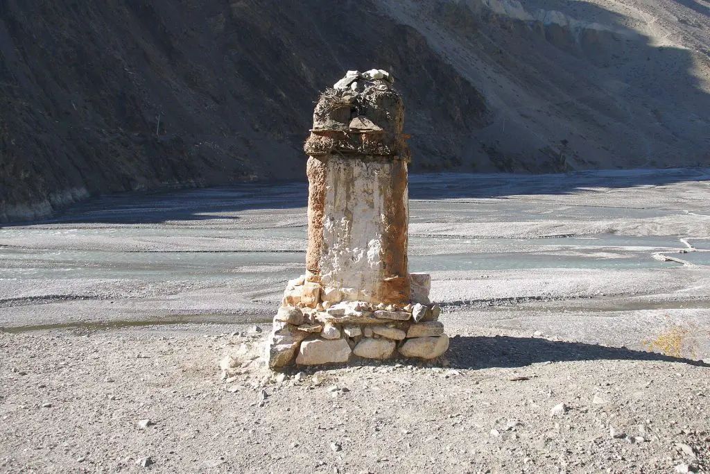 Linga: Linga. Lingam in Mustang, Nepal.