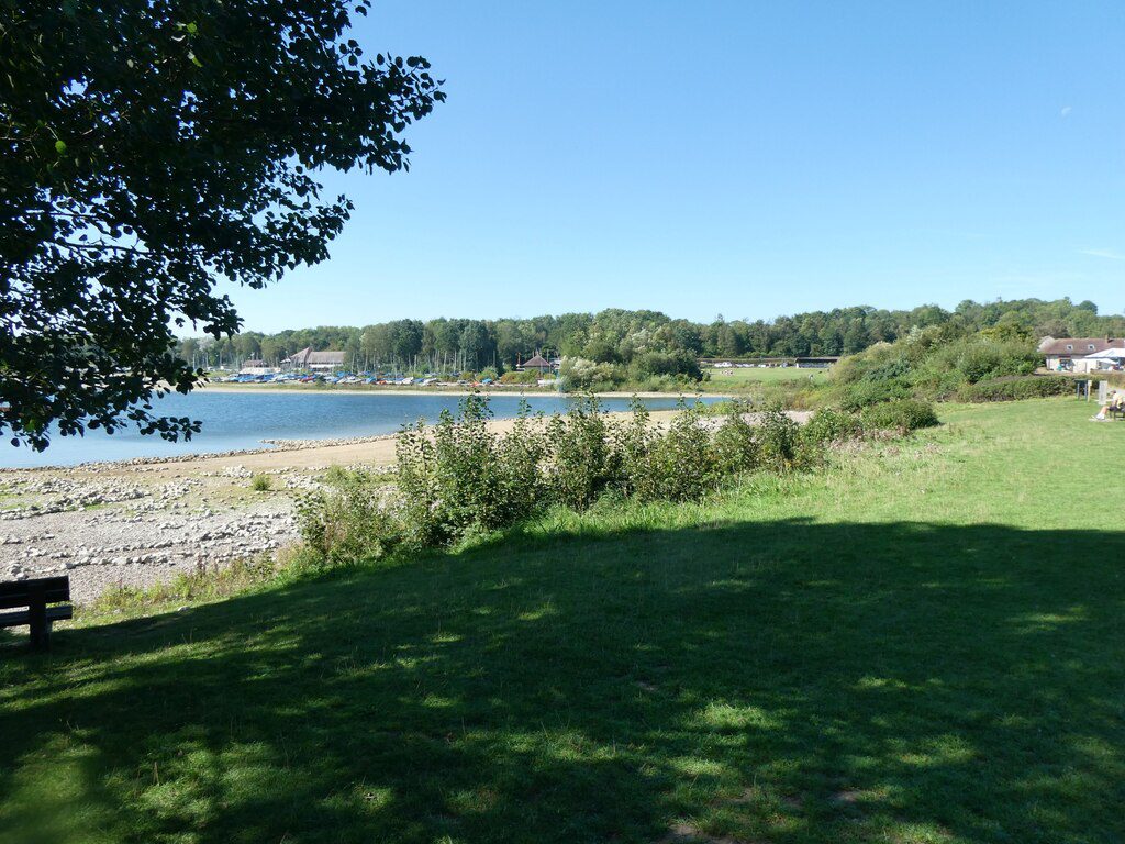 Sailing club from Stones Island, Carsington Water