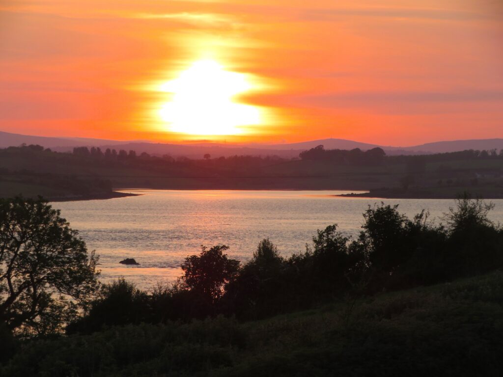 Sunset over Strangford Lough
